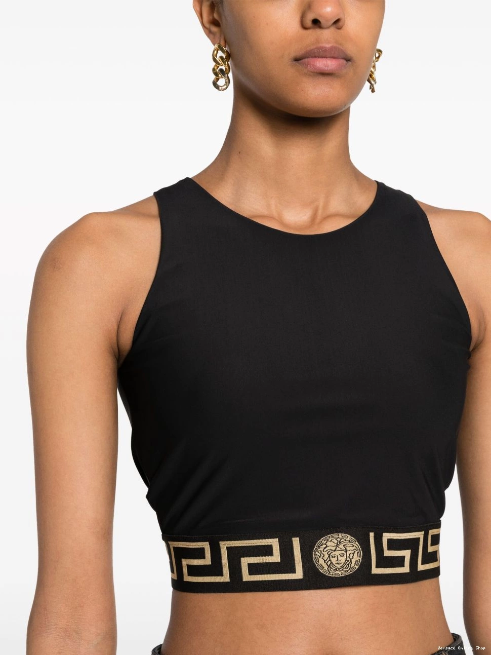 Cheap crop top Versace Greca Women 0824